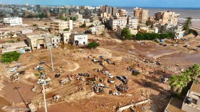 خبر | ليبيا: اختفاء ربع مدينة إثر السيول وأعداد القتلى بالآلاف!
