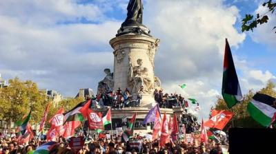 Paris : lors du rassemblement...'s Image