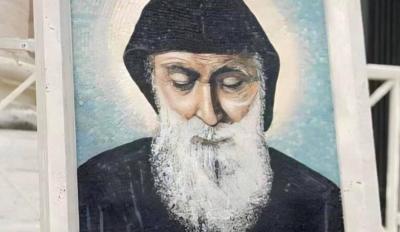 Hommage rendu à Saint-Charbel au Vatican's Image