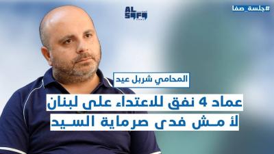 عماد 4 نفق للاعتداء على لبنان.. شربل عيد: لأ مش فدى صرماية السيد ونحنا مش جواري's Image