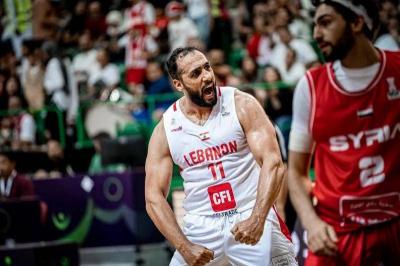 بعد تجديد فوزه على سوريا منتخب الأرز يحجز باكرًا بطاقة نهائيّات كأس آسيا في كرة السلّة's Image