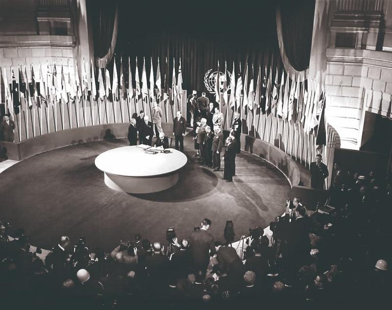 التاريخ: 1945، تأسيس الأمم المتحدة في سان فرانسيسكو's Image