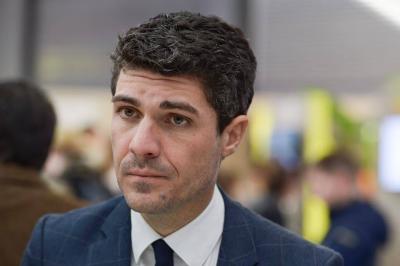 Les députés LR Aurélien Pradié et...'s Image
