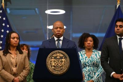 Le maire démocrate de New York...'s Image
